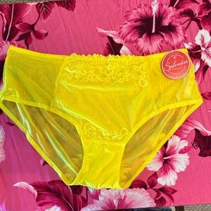 Yellow Lace Panties splendies